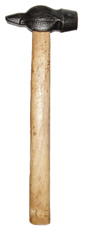 Молоток столярный деревяная ручка 100гр.